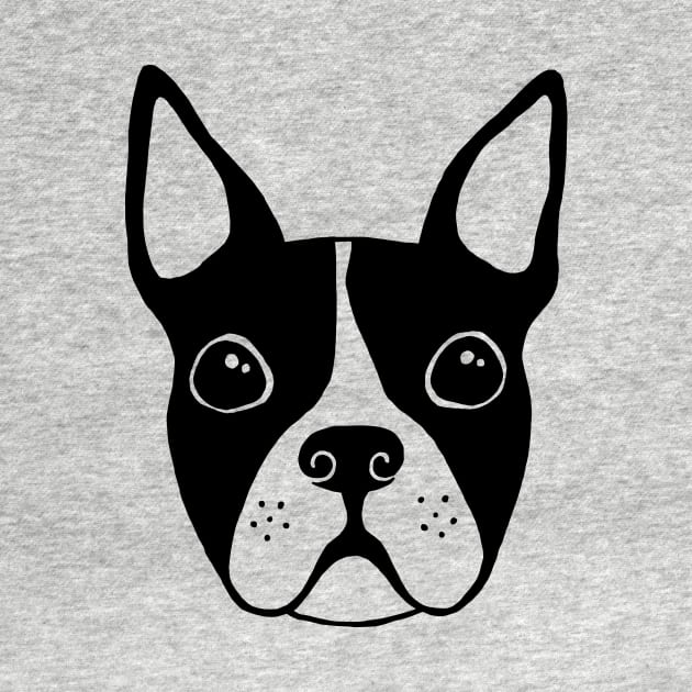 Boston terrier by happilyprinted